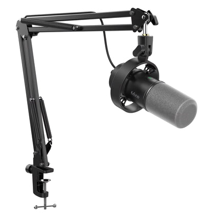 FIFINE K688 Neo USB/XLR Podcast Microphone – Dynamic Pro Mic, Mute & Monitor for Streaming, Gaming, Vocal & Music Recording Audio, for PC USB-C Smartphone Mixer, Boom Arm