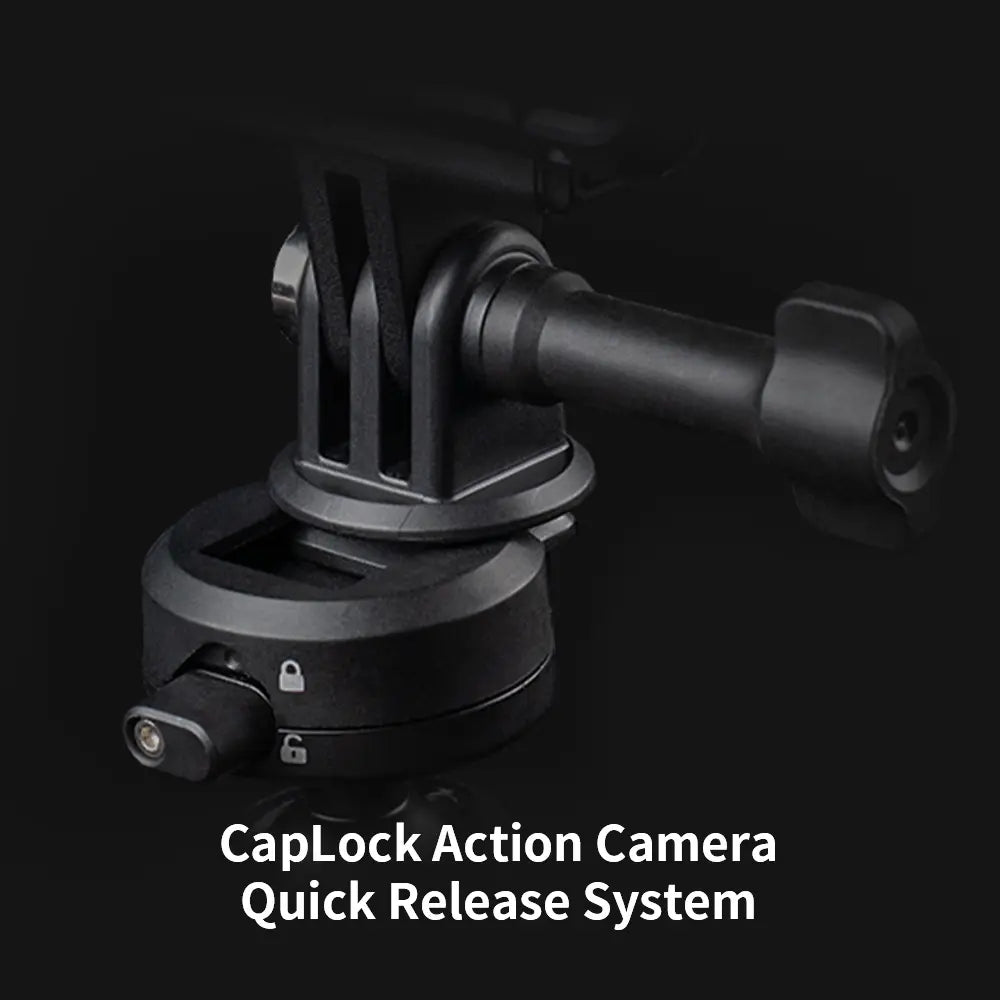 PGYTECH Caplock Suction Cup Camera Mount for DJI OSMO Action, Gopro, OSMO Pocket 3/2, Action Camera for Insta360 with 1/4"-20 Thread