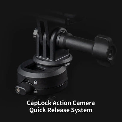 PGYTECH Caplock Suction Cup Camera Mount for DJI OSMO Action, Gopro, OSMO Pocket 3/2, Action Camera for Insta360 with 1/4"-20 Thread
